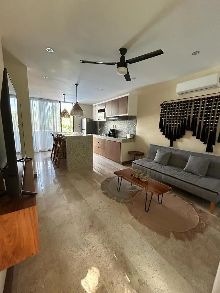 Modern 2 Bedroom 2 Bathroom Apartment In Tulum 0*,  Mexico